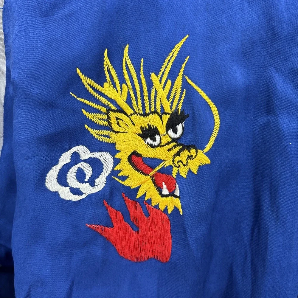 Vintage Sukajan Souvenir Reversible Jacket Dragons size Medium 50s 60s Japan
